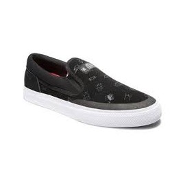 DC SHOES X WESKREMER MANUAL SLIP-ON BLACK/BLACK/GREY