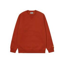 CARHARTT CHASE SWEAT COTTON/POLYESTER COPPERTON / GOLD