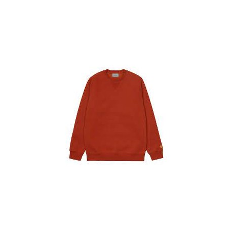 CARHARTT CHASE SWEAT COTTON/POLYESTER COPPERTON / GOLD