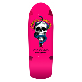 POWELL PERALTA BOARD REISSUE MCGILL SKULL SNAKE PINK 10''