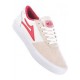 LAKAI MANCHESTER WHITE/RED SUEDE