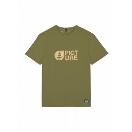 PICTURE BASEMENT CORK TEE G ARMY GREEN