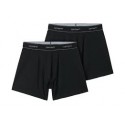 CARHARTT COTTON TRUNKS 94/6 % COTTON/ELASTANE BLACK + BLACK