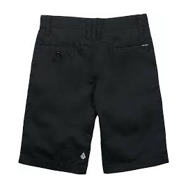 VOLCOM FRICKIN CHINO SHORT BLACK JUNIOR