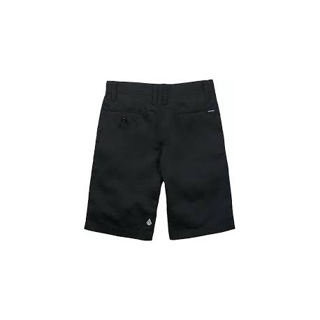 VOLCOM FRICKIN CHINO SHORT BLACK JUNIOR