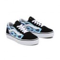 VANS OLD SKOOL CAMO FLAME BLACK/ICE CAMO JUNIOR