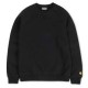 CARHARTT CHASE SWEAT BLACK / GOLD