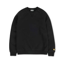 CARHARTT CHASE SWEAT BLACK / GOLD