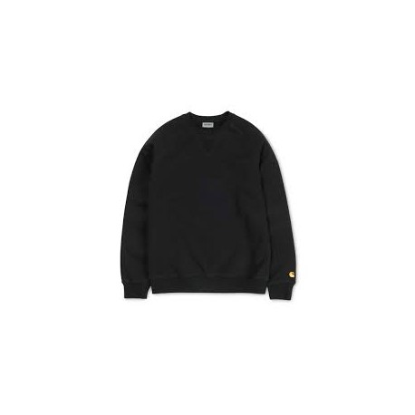 CARHARTT CHASE SWEAT BLACK / GOLD