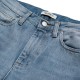 CARHARTT W' PAGE CARROT ANKLE PANT 100 % COTTON BLUE LIGHT STONE WASHED