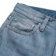 CARHARTT W' PAGE CARROT ANKLE PANT 100 % COTTON BLUE LIGHT STONE WASHED