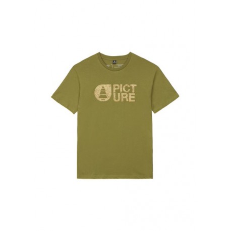 PICTURE BASEMENT CORK TEE ARMY GREEN