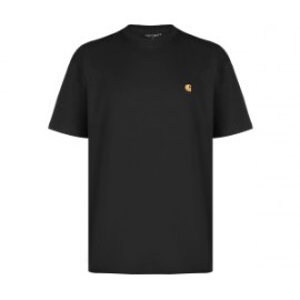 CARHARTT S/S CHASE T-SHIRT 100 % COTTON BLACK / GOLD