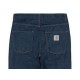 CARHARTT NEWEL PANT 100 % ORGANIC COTTON BLUE ONE WASH NO LENGHT