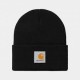 CARHARTT SHORT WATCH HAT ACRYLIC BLACK