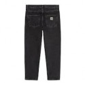 CARHARTT NEWEL PANT 100 % COTTON BLACK STONE WASHED NO LENGTH