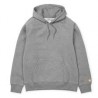 CARHARTT HOODED CHASE SWEAT 58/42 GREY HEATHER / GOLD