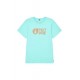 PICTURE BASEMENT CORK TEE BLUE TURQUOISE