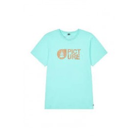 PICTURE BASEMENT CORK TEE BLUE TURQUOISE