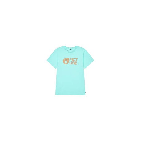 PICTURE BASEMENT CORK TEE BLUE TURQUOISE