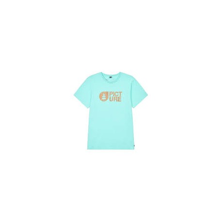 PICTURE BASEMENT CORK TEE BLUE TURQUOISE