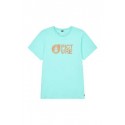PICTURE BASEMENT CORK TEE BLUE TURQUOISE