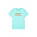 PICTURE BASEMENT CORK TEE BLUE TURQUOISE