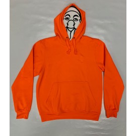 PISOLO BASIC HOODY 170 VISIBILITY ORANGE (LOGO ORANGE)