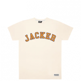 JACKER T-SHIRT COLLEGE TEE BEIGE