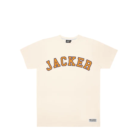 JACKER T-SHIRT COLLEGE TEE BEIGE