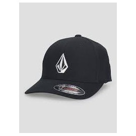 VOLCOM FULL STONE FLEXFIT HAT BLACK