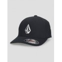 VOLCOM FULL STONE FLEXFIT HAT BLACK