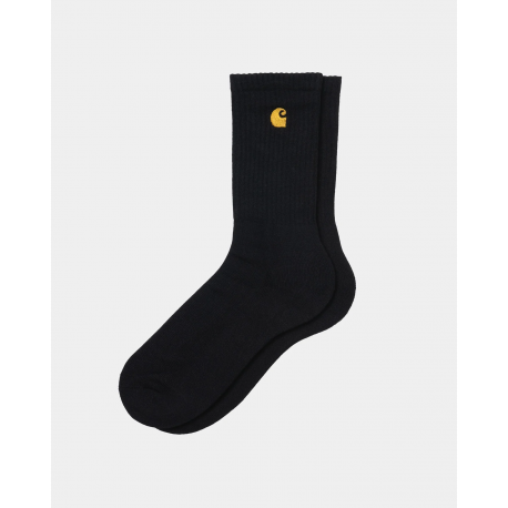 CARHARTT CHASE SOCKS COTTON POLYESTER LYCRA BLACK/GOLD