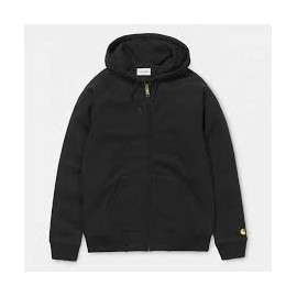 CARHARTT HOODED CHASE JACKET BLACK / GOLD