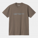 CARHARTT S/S SCRIPT TSHIRT 100 % COTTON BARISTA / MRROR