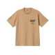 CARHARTT S/S HOME T-SHIRT 100 % ORGANIC COTTON HAMILTON BROWN /BLACK