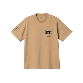 CARHARTT S/S HOME T-SHIRT 100 % ORGANIC COTTON HAMILTON BROWN /BLACK