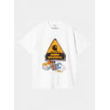 CARHARTT S/S DEADKEBAB WORKIN ON IT T-S 100% ORGANIC COTTON WHITE