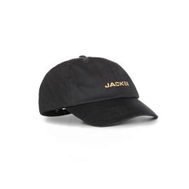 JACKER EURO LOGO CAP BLACK
