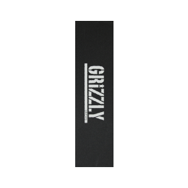 GRIZZLY GRIP PLAQUE STAMP PRINT WHITE 9X33
