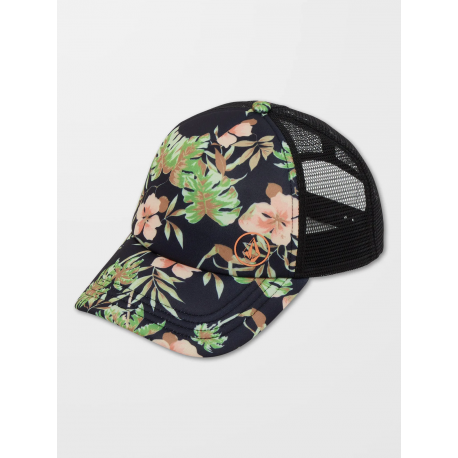 VOLCOM INTO PARADISE HAT BLACK COMBO