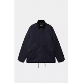 CARHARTT DECLAN JACKET 74/26 % COTTON/RECYCLED NYLON DARK NAVY / BLACK