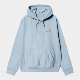 CARHARTT HOODED AMERICAN SCRIPT SWEAT 80/20% COTTON/POLYESTER FROSTED BI