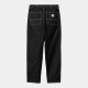 CARHARTT SIMPLE PANT  100% COTTON BLACK RINSED L32