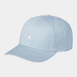 CARHARTT MADISON LOGO CAP 100 % COTTON FROSTED BLUE/WHITE