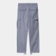 CARHARTT REGULAR CARGO PANT 100% COTTON BAY BLUE GARMENT DYED L3