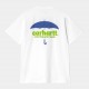 CARHARTT S/SCOVERS T-SHIRT 100% ORGANIC COTTON WHITE