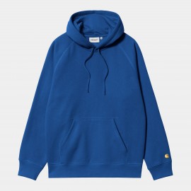CARHARTT HOODED CHASE SWEAT 58/42% COTTON/POLYESTER ACAPULCO/GOLD