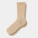 CARHARTT CHASE SOCKS COTTON POLYESTER LYCRA ASH SABLE/GOLD