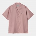 CARHARTT S/S DELRAY SHIRT 60/40 % GLASSY PINK